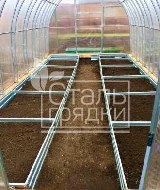 Комплект из 2-х грядок в теплицу 4 м